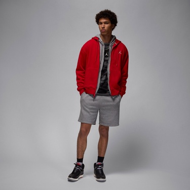  Jordan Brooklyn Fleece Erkek Kırmızı Sweatshirt