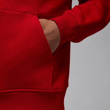  Jordan Brooklyn Fleece Erkek Kırmızı Sweatshirt