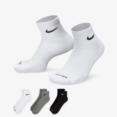  Nike Everyday Plus Cushioned 3' lü Unisex Renkli Çorap