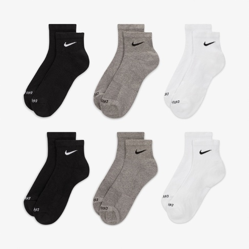  Nike Everyday Plus Cushioned 6' lı Unisex Renkli Çorap