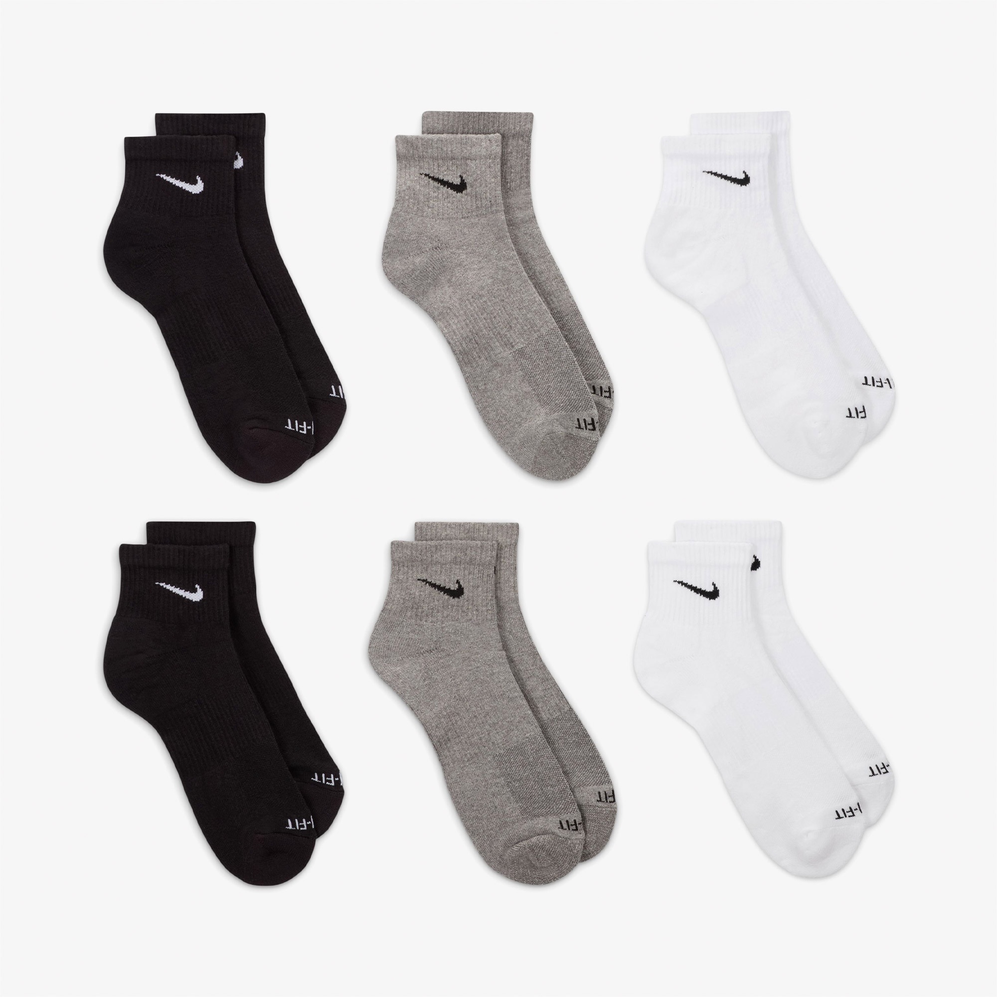 Nike Everyday Plus Cushioned 6' lı Unisex Renkli Çorap