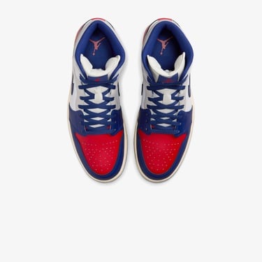  Jordan Air 1 Mid Erkek Beyaz Spor Ayakkabı