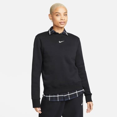  Nike Sportswear Phoenix Fleece Kadın Siyah Sweatshirt