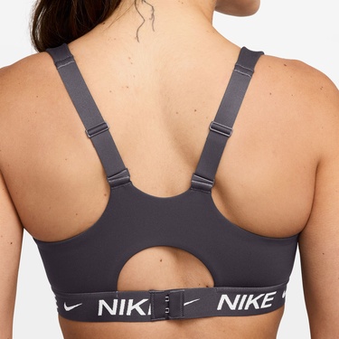  Nike Dri-Fit Indy High Support Kadın Gri Bra