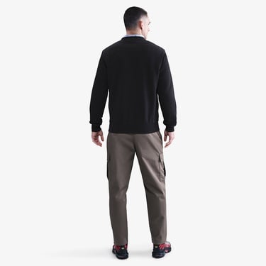  Nike Club Crew Erkek Siyah Sweatshirt