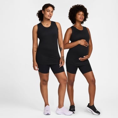  Nike One Dri-Fit 20 cm Kadın Siyah Tayt