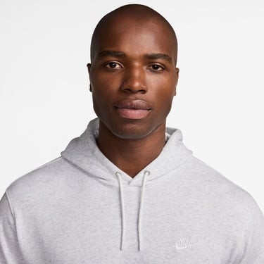  Nike Club Erkek Gri Hoodie