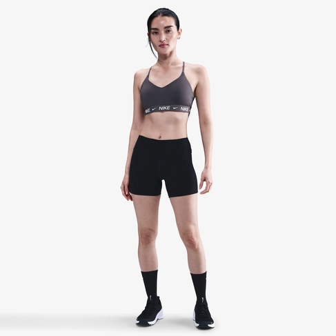  Nike Dri-Fit Indy Light Support Kadın Gri Bra