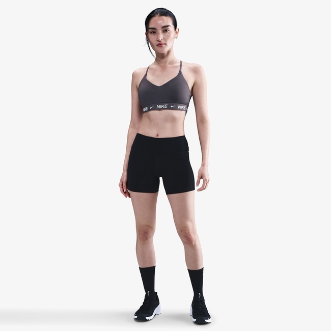  Nike Dri-Fit Indy Light Support Kadın Gri Bra