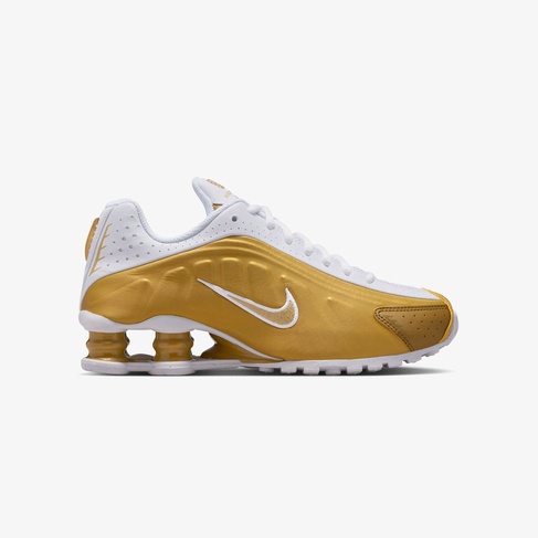  Nike Shox R4 Altın Rengi Spor Ayakkabı