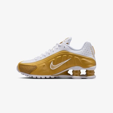  Nike Shox R4 Altın Rengi Spor Ayakkabı