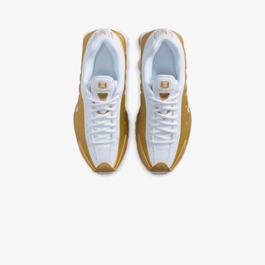  Nike Shox R4 Altın Rengi Spor Ayakkabı