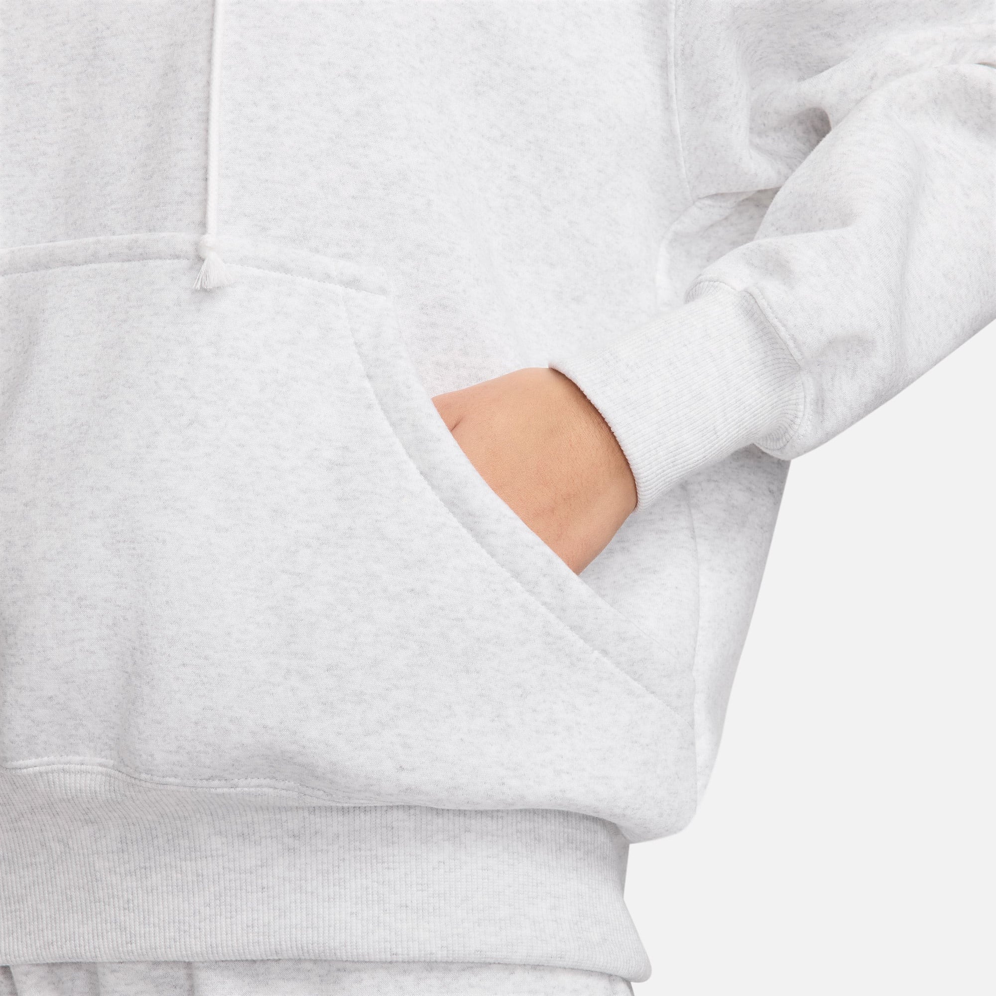 Nike Sportswear Phoenix Fleece Kadın Beyaz Hoodie