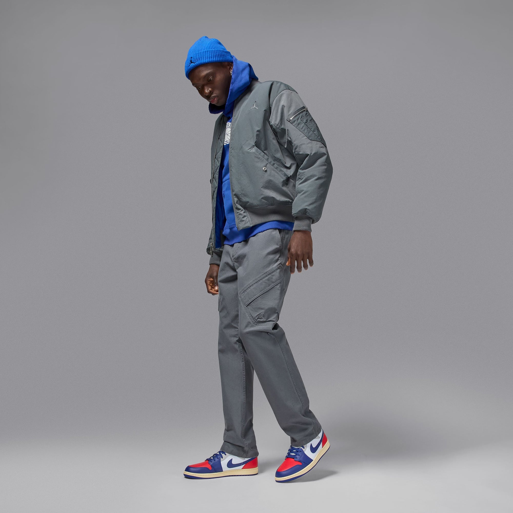 Jordan Air 1 Mid Erkek Renkli Spor Ayakkabı