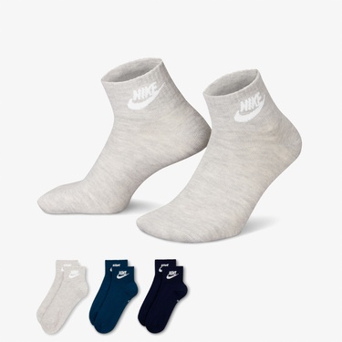  Nike Sportswear Everyday Essential 3' lü Unisex Renkli Çorap