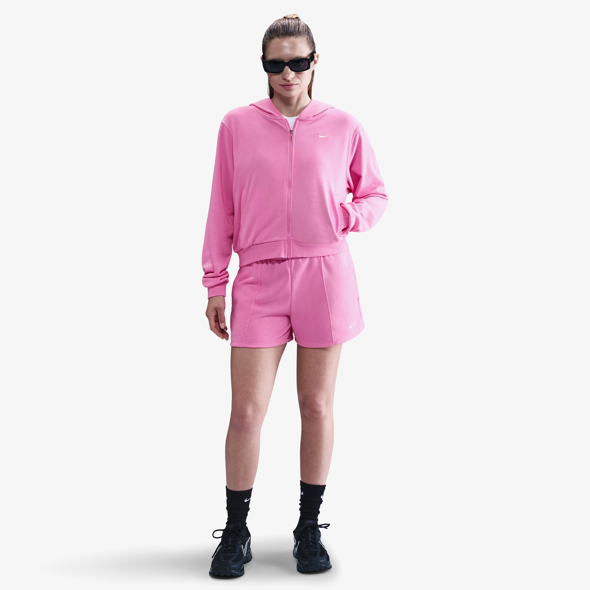 Nike Sportswear Chill Terry Kadın Pembe Eşofman Üstü