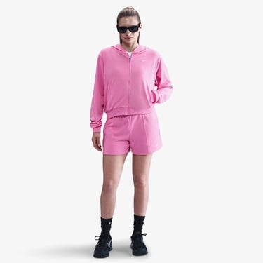  Nike Sportswear Chill Terry Kadın Pembe Eşofman Üstü