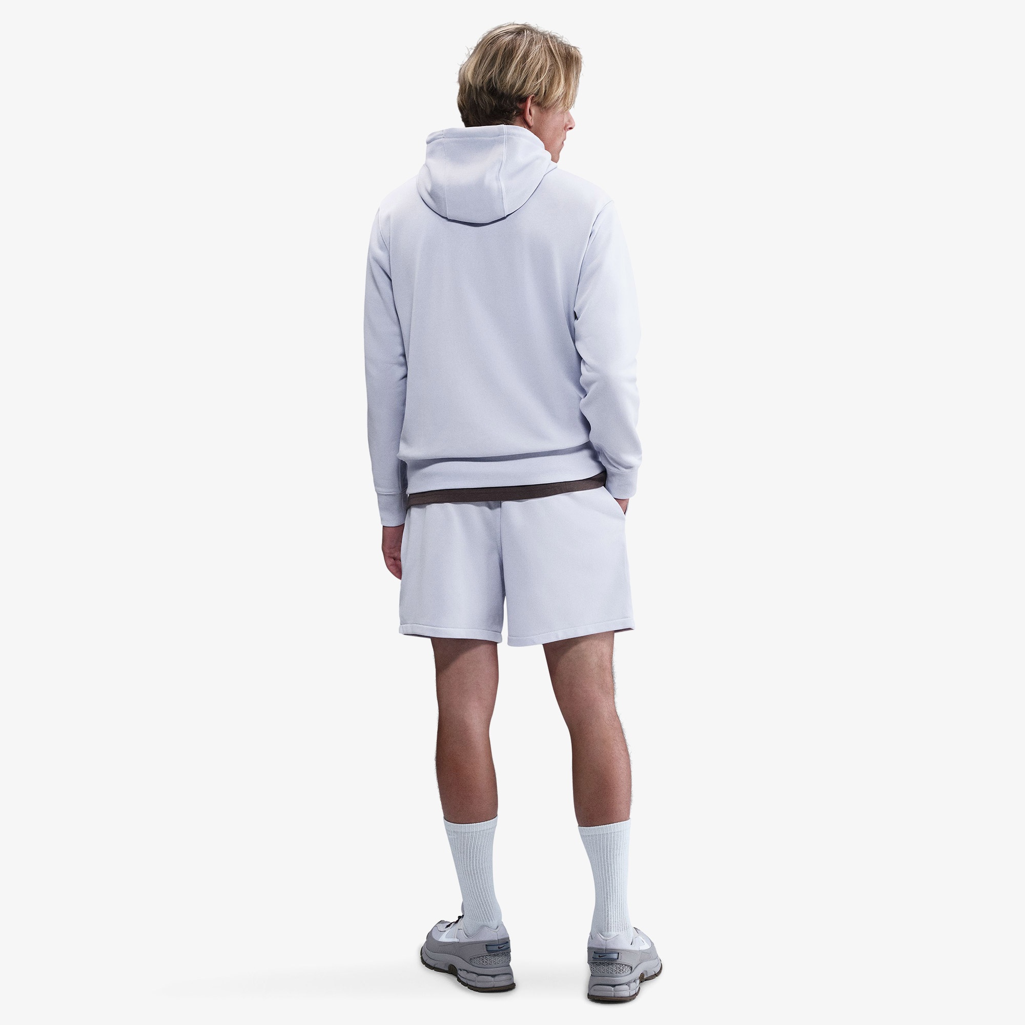 Nike Club Erkek Gri Hoodie