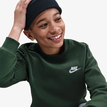  Nike Sportswear Club Fleece Çocuk Yeşil Sweatshirt