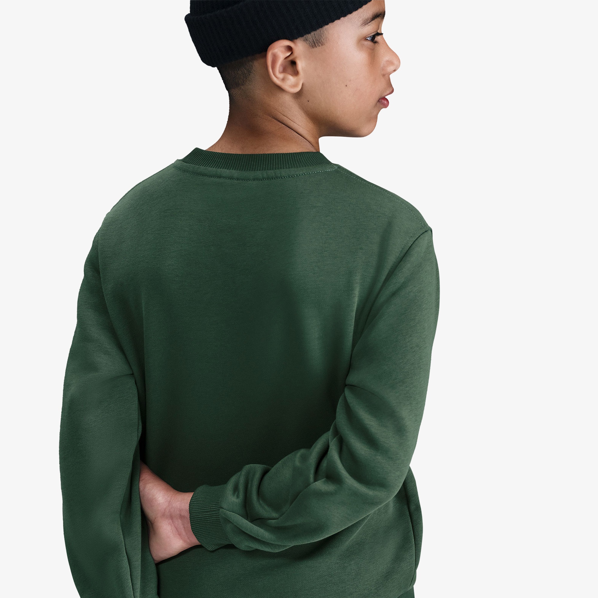 Nike Sportswear Club Fleece Çocuk Yeşil Sweatshirt