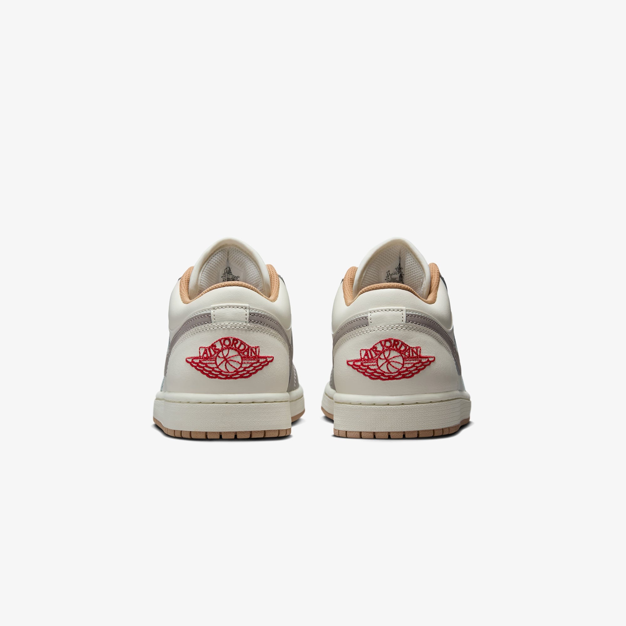 Jordan Air 1 Low Erkek Krem Rengi Spor Ayakkabı