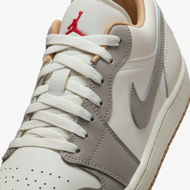  Jordan Air 1 Low Erkek Krem Rengi Spor Ayakkabı