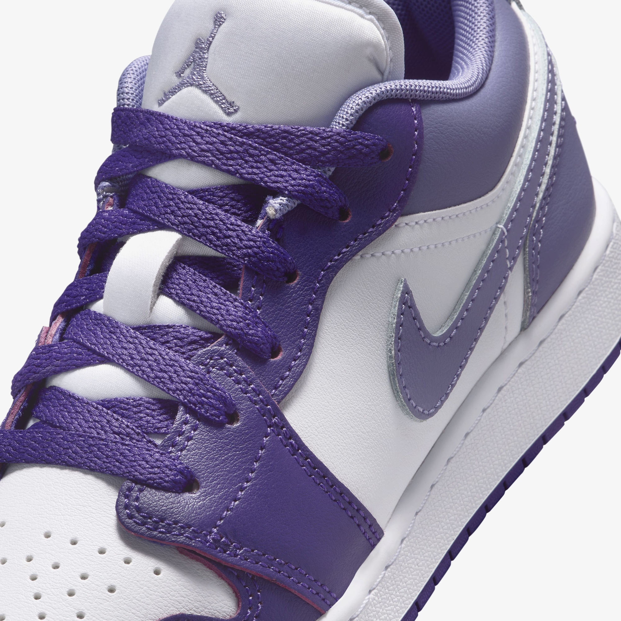 Jordan Air 1 Low Genç Çocuk Mor Spor Ayakkabı