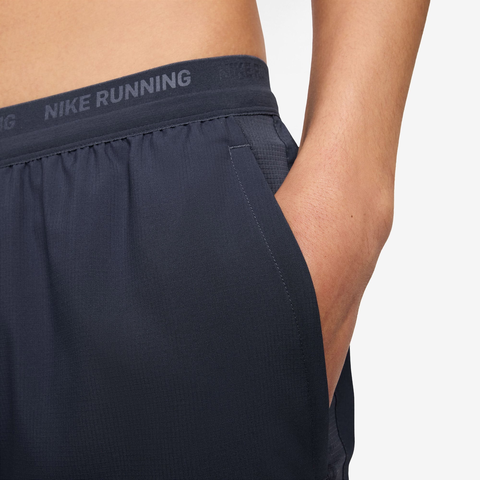 Nike Dri-Fit Stride 13 cm Hybrid Erkek Mavi Şort