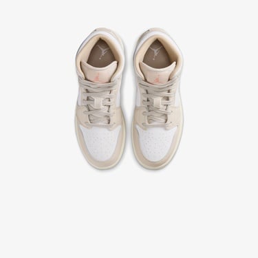  Jordan Air 1 Mid SE Genç Çocuk Bej Spor Ayakkabı