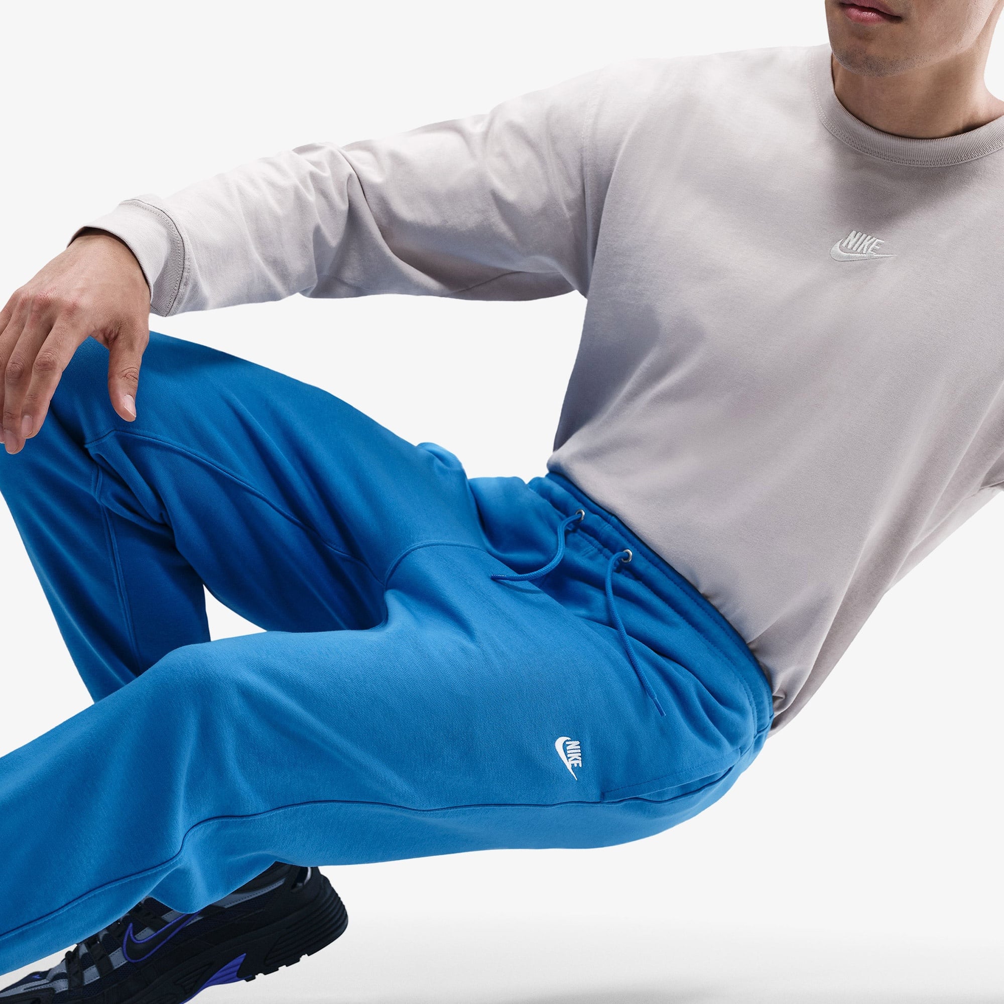 Nike Club Erkek Mavi Eşofman Altı