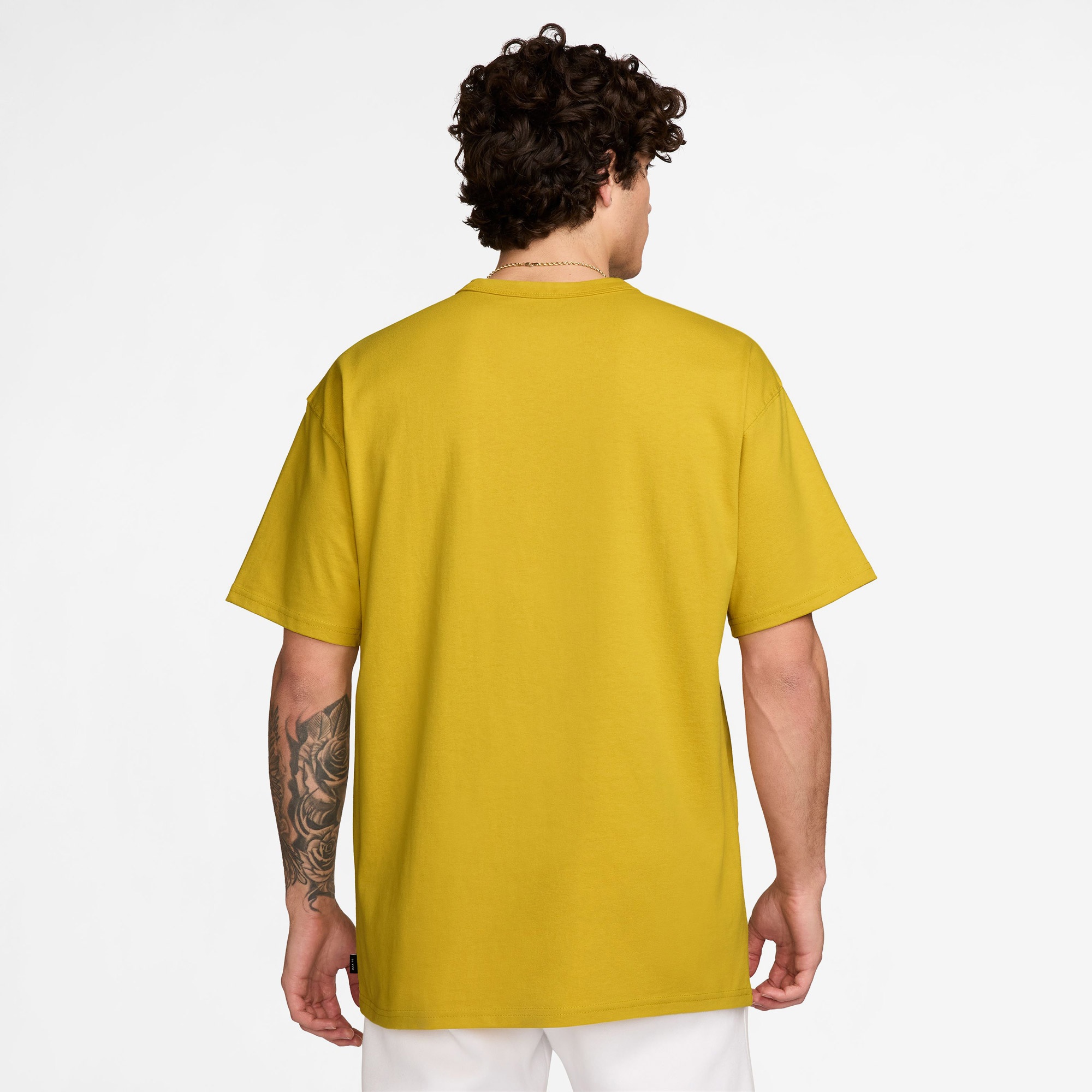 Nike Sportswear Premium Essentials Erkek Sarı T-Shirt