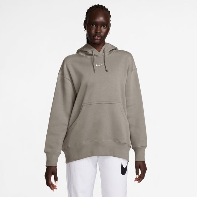  Nike Sportswear Phoenix Fleece Kadın Gri Hoodie