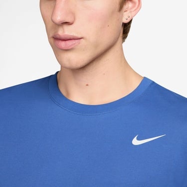  Nike Dri-Fit Crew Solid Erkek Mavi T-Shirt