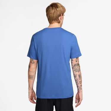  Nike Dri-Fit Crew Solid Erkek Mavi T-Shirt