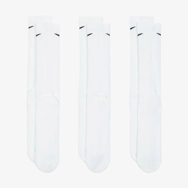  Nike Everyday Plus Lightweight 3' lü Erkek Beyaz Çorap