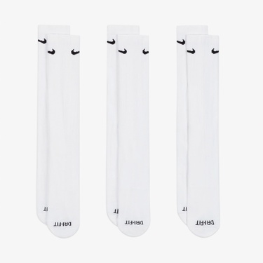  Nike Everyday Plus Lightweight 3' lü Erkek Beyaz Çorap