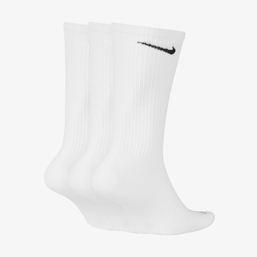  Nike Everyday Plus Lightweight 3' lü Erkek Beyaz Çorap