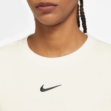  Nike Sportswear Phoenix Fleece Kadın Krem Rengi Sweatshirt