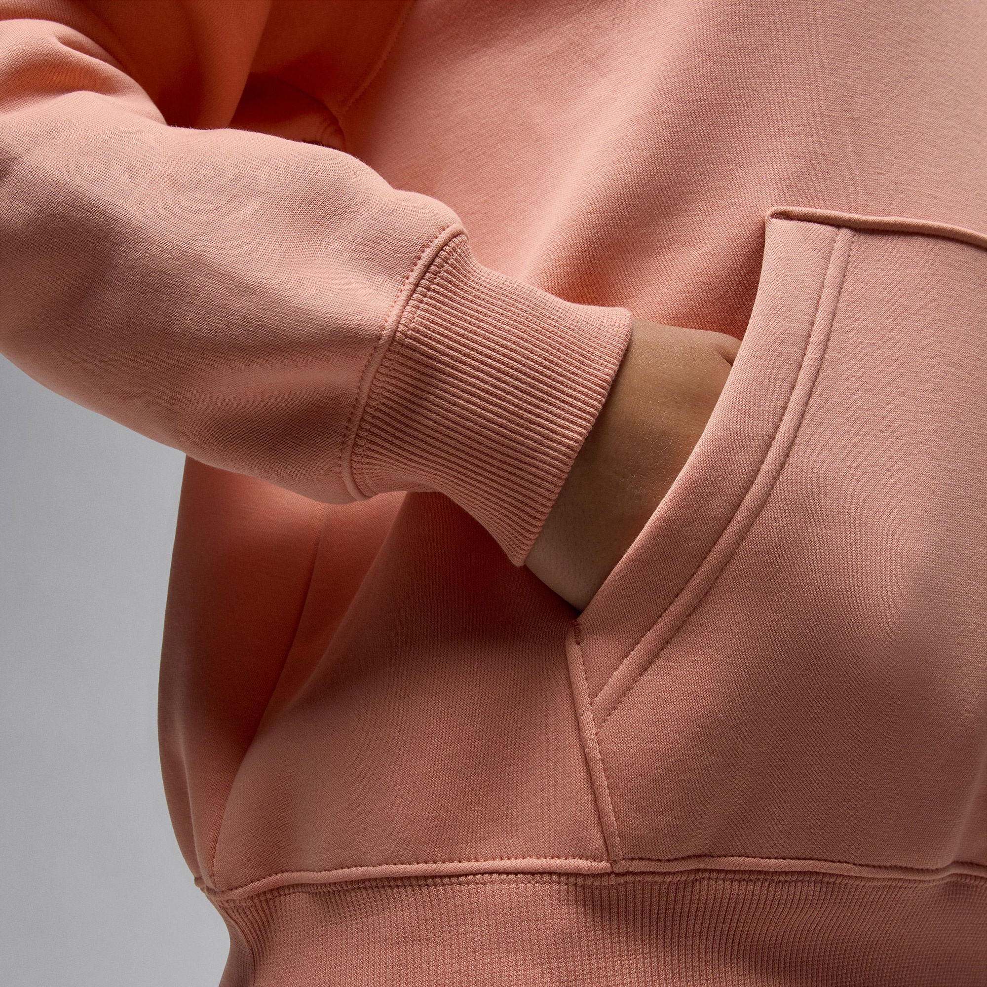 Jordan Brooklyn Fleece Kadın Turuncu Sweatshirt