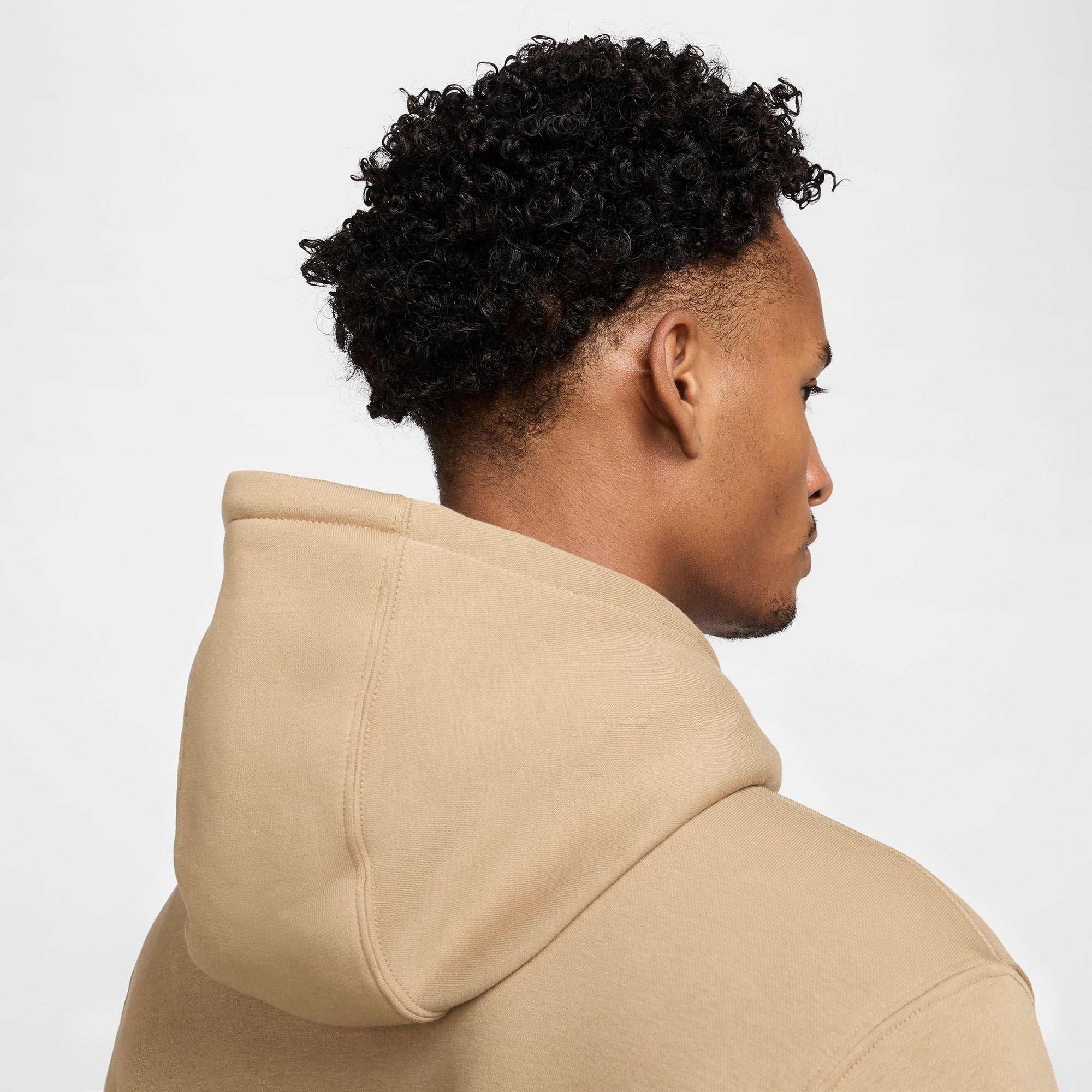 Nike Club Erkek Bej Hoodie