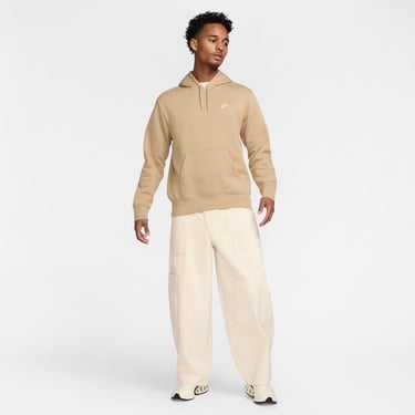  Nike Club Erkek Bej Hoodie