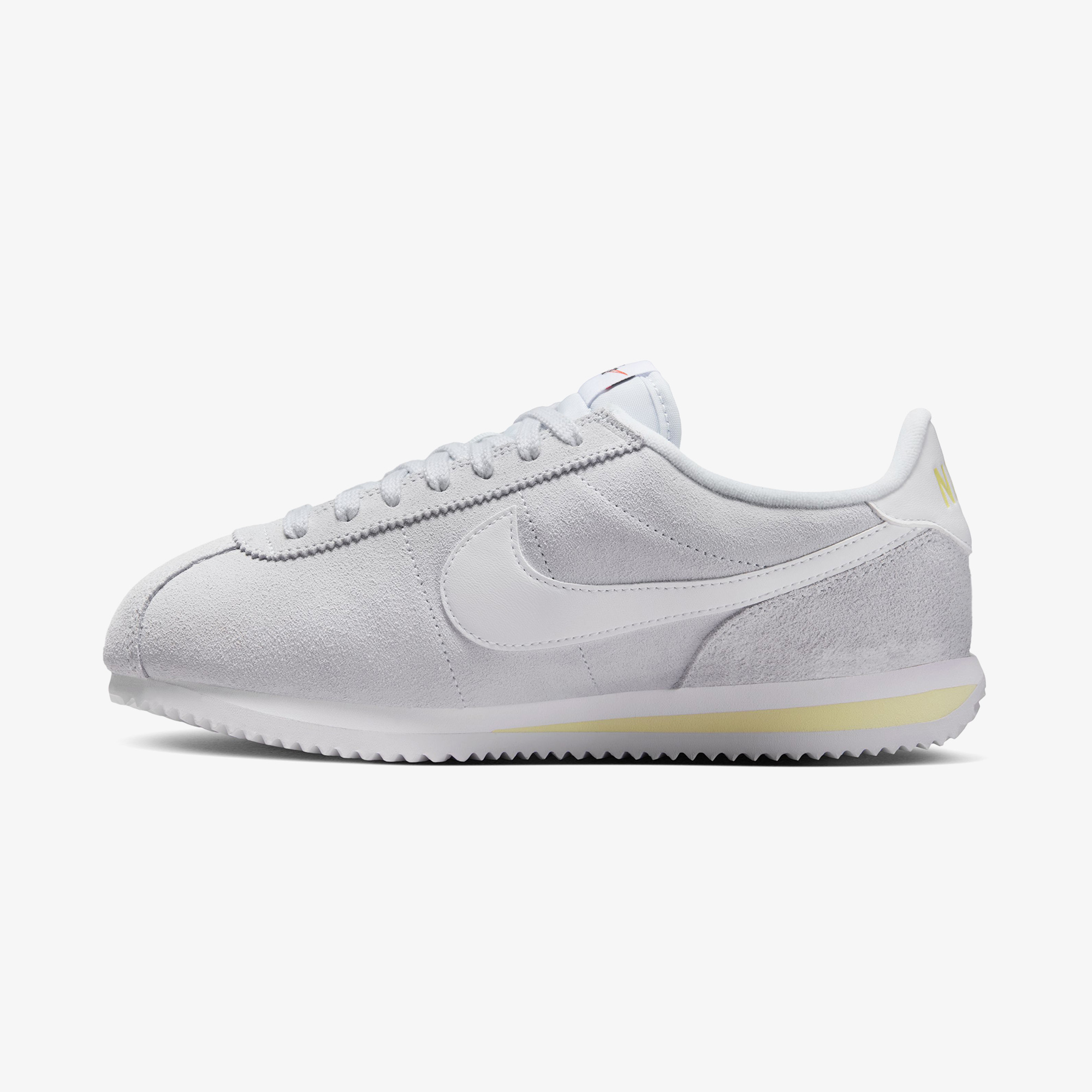 Nike Beyaz Nike Cortez Kadın Gri Spor Ayakkabı