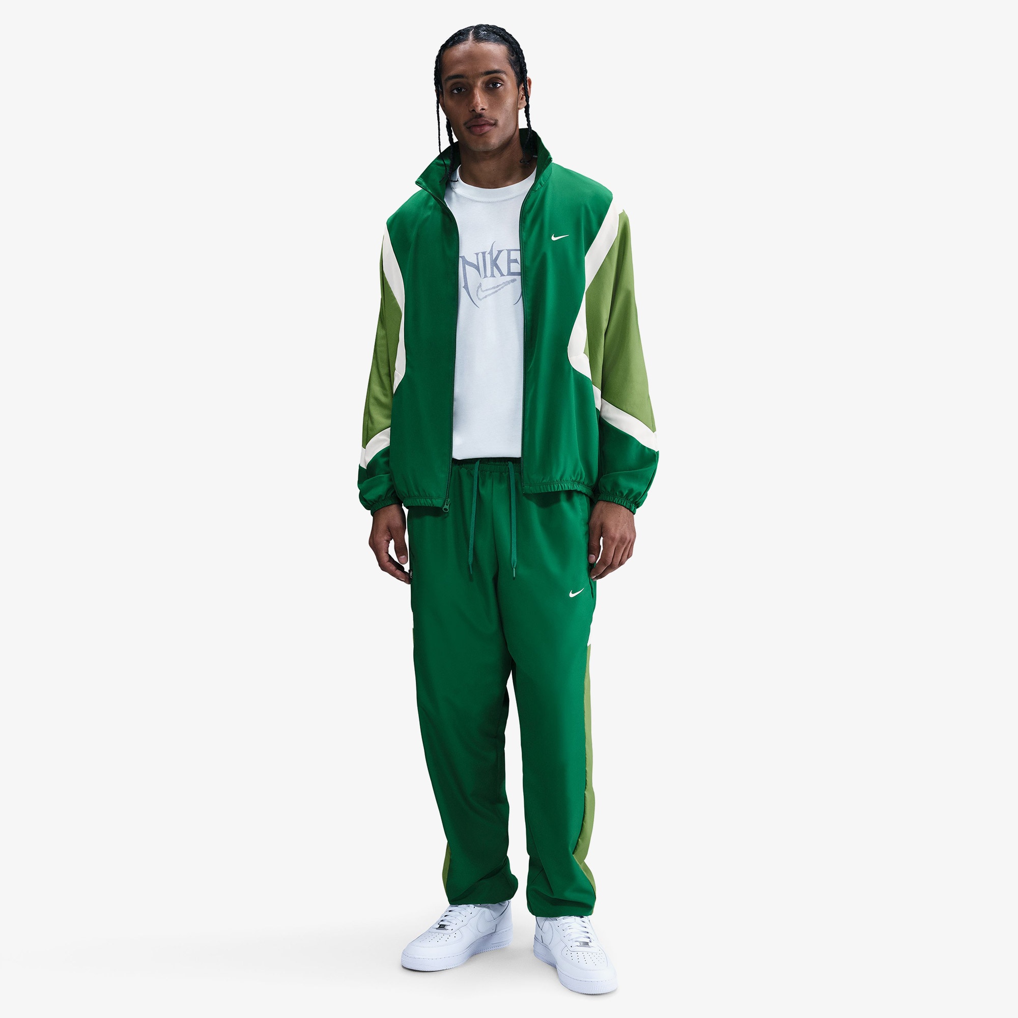 Nike Dri-Fit Icon Erkek Yeşil Eşofman Üstü