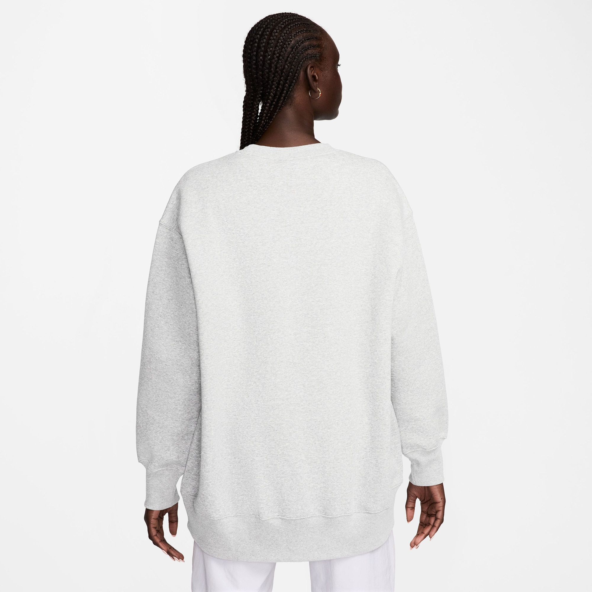 Nike Sportswear Phoenix Fleece Kadın Beyaz Sweatshirt