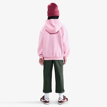  Nike Sportswear Club Fleece Çocuk Pembe Hoodie
