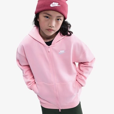  Nike Sportswear Club Fleece Çocuk Pembe Hoodie