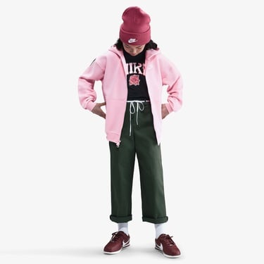  Nike Sportswear Club Fleece Çocuk Pembe Hoodie