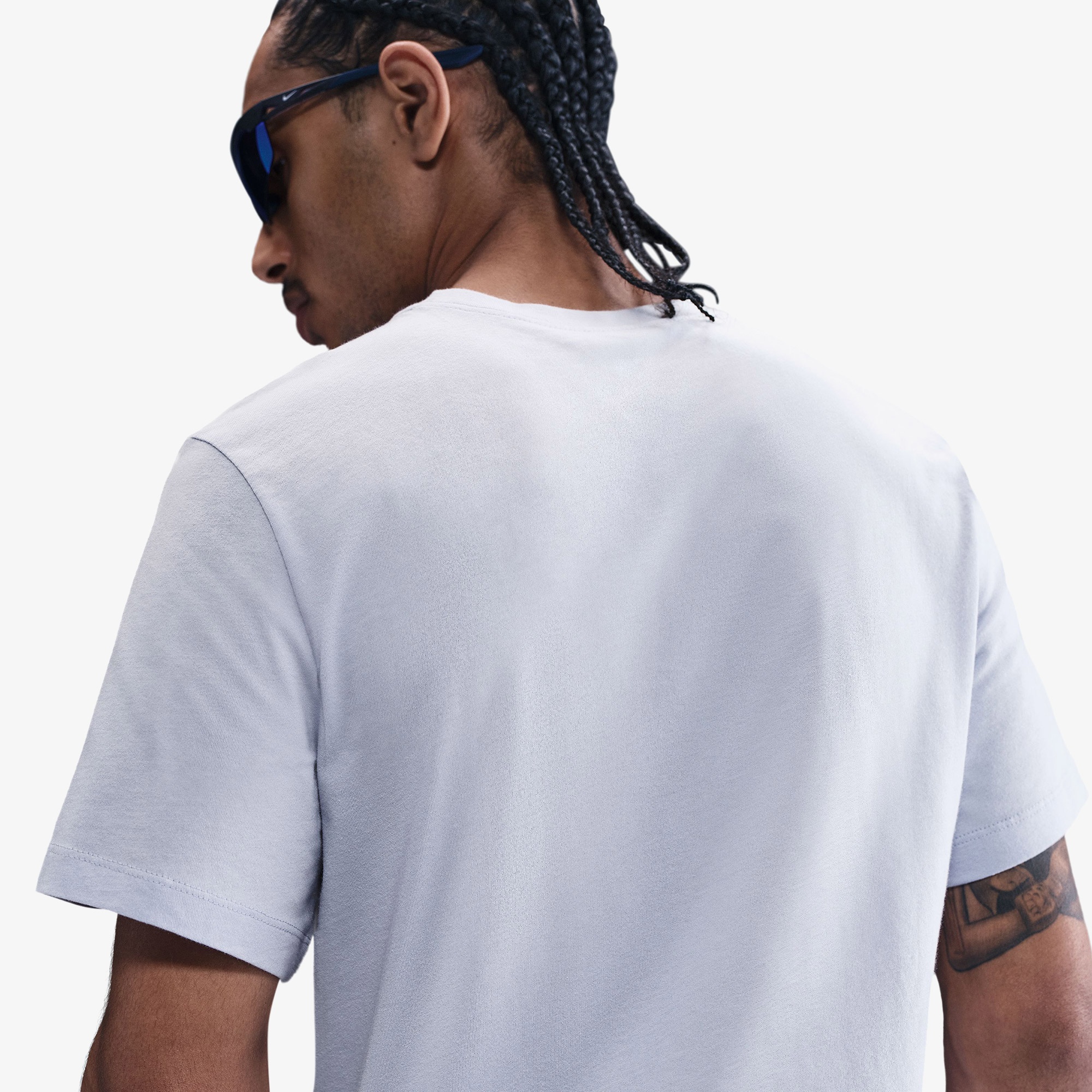 Nike Sportswear Icon Futura Erkek Gri T-Shirt