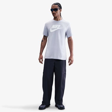  Nike Sportswear Icon Futura Erkek Gri T-Shirt