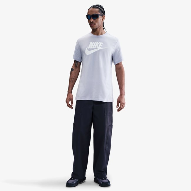  Nike Sportswear Icon Futura Erkek Gri T-Shirt